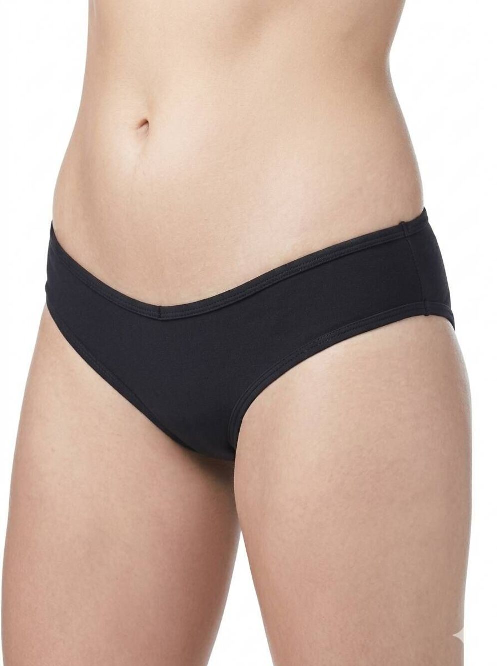 🔺️NWT Black Soot Cotton Ribbed Cheeky Panties Small